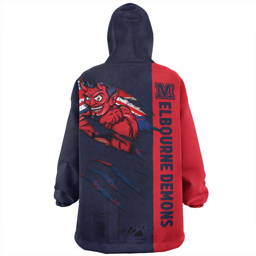 Melbourne Snug Hoodie Burning Passion Of Power Scratch Style Melbourne Snug Hoodie Burning Passion Of Power Scratch Style