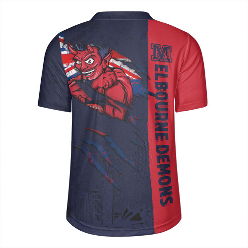 Melbourne Rugby Jersey Burning Passion Of Power Scratch Style Melbourne Rugby Jersey Burning Passion Of Power Scratch Style