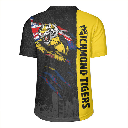 Richmond Rugby Jersey Burning Passion Of Power Scratch Style
