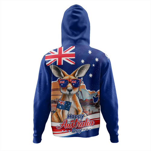 Australia Hoodie Happy Australia Day Kangaroo With Sydney Opera House At Sunset Australia Hoodie Happy Australia Day Kangaroo With Sydney Opera House At Sunset