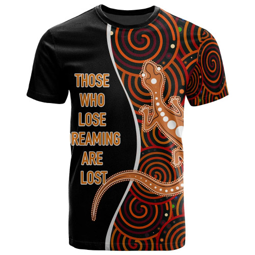 Australia Aboriginal T-Shirt - Indigenous Lizard Dreaming