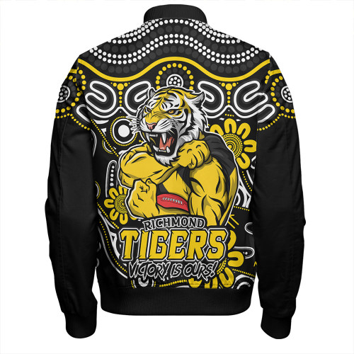 Richmond Bomber Jacket Aboriginal Inspired Tough Fan Football For Life Richmond Bomber Jacket Aboriginal Inspired Tough Fan Football For Life