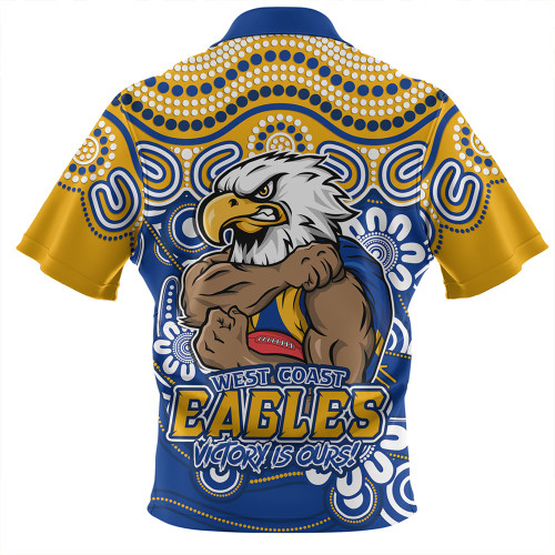 West Coast Eagles Hawaiian Shirt Aboriginal Inspired Tough Fan Football For Life West Coast Eagles Hawaiian Shirt Aboriginal Inspired Tough Fan Football For Life
