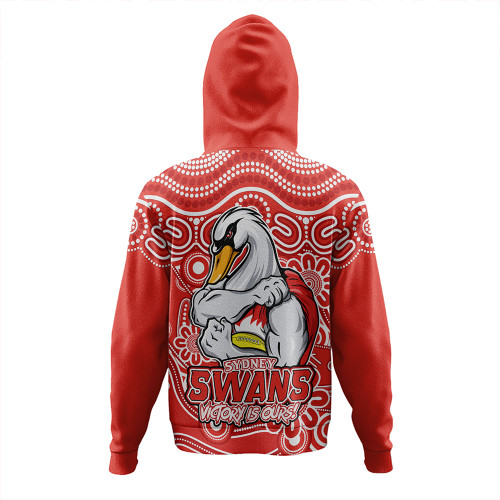 Sydney Swans Hoodie Aboriginal Inspired Tough Fan Football For Life Sydney Swans Hoodie Aboriginal Inspired Tough Fan Football For Life