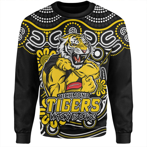 Richmond Sweatshirt Aboriginal Inspired Tough Fan Football For Life