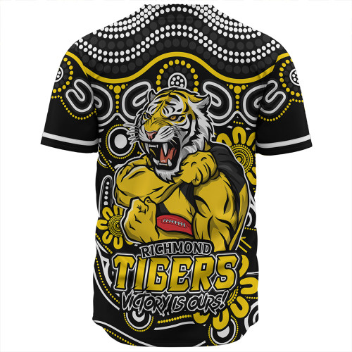 Richmond Baseball Shirt Aboriginal Inspired Tough Fan Football For Life Richmond Baseball Shirt Aboriginal Inspired Tough Fan Football For Life
