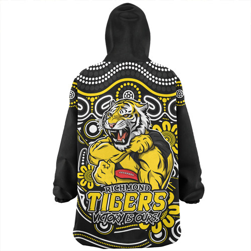 Richmond Snug Hoodie Aboriginal Inspired Tough Fan Football For Life Richmond Snug Hoodie Aboriginal Inspired Tough Fan Football For Life