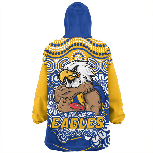 West Coast Eagles Snug Hoodie Aboriginal Inspired Tough Fan Football For Life West Coast Eagles Snug Hoodie Aboriginal Inspired Tough Fan Football For Life