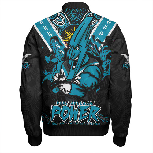 Port Adelaide Bomber Jacket Ripped Legacy Of The Game Port Adelaide Bomber Jacket Ripped Legacy Of The Game
