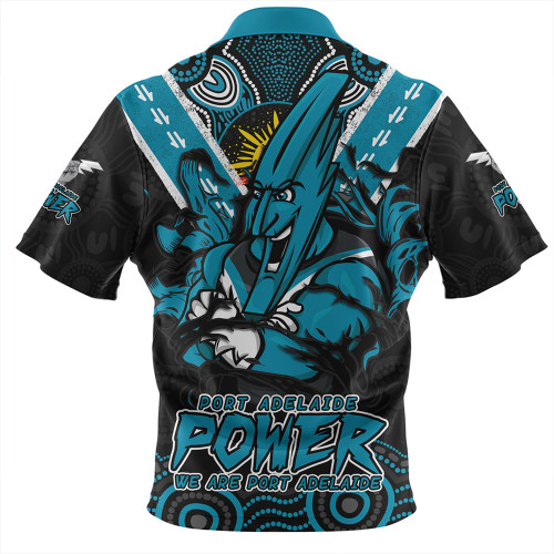 Port Adelaide Hawaiian Shirt Ripped Legacy Of The Game Port Adelaide Hawaiian Shirt Ripped Legacy Of The Game