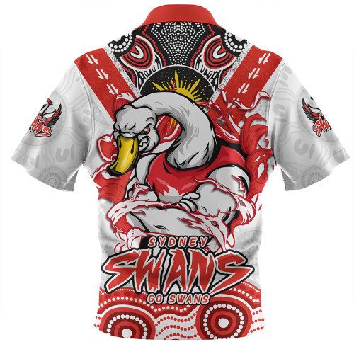 Sydney Swans Hawaiian Shirt Ripped Legacy of the Game Sydney Swans Hawaiian Shirt Ripped Legacy of the Game