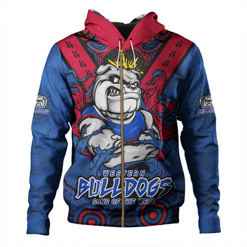 Western Bulldogs Hoodie Ripped Legacy Of The Game Western Bulldogs Hoodie Ripped Legacy Of The Game