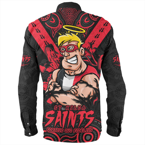 St Kilda Long Sleeve Shirt Ripped Legacy Of The Game St Kilda Long Sleeve Shirt Ripped Legacy Of The Game