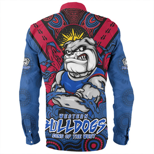 Western Bulldogs Long Sleeve Shirt Ripped Legacy Of The Game Western Bulldogs Long Sleeve Shirt Ripped Legacy Of The Game