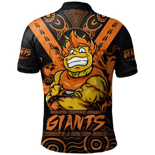GWS GIANTS Polo Shirt Ripped Legacy Of The Game GWS GIANTS Polo Shirt Ripped Legacy Of The Game