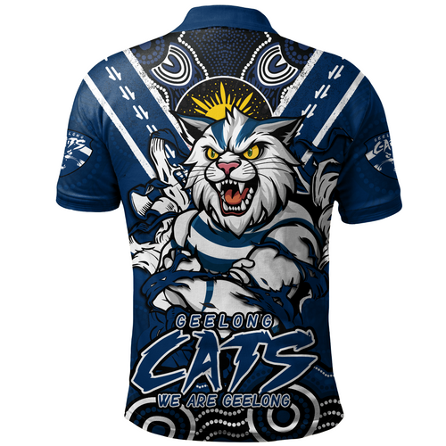 Geelong Cats Polo Shirt Ripped Legacy Of The Game Geelong Cats Polo Shirt Ripped Legacy Of The Game
