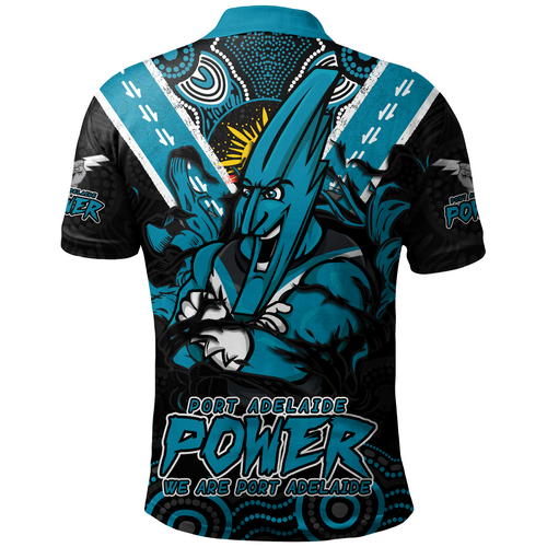 Port Adelaide Polo Shirt Ripped Legacy Of The Game Port Adelaide Polo Shirt Ripped Legacy Of The Game