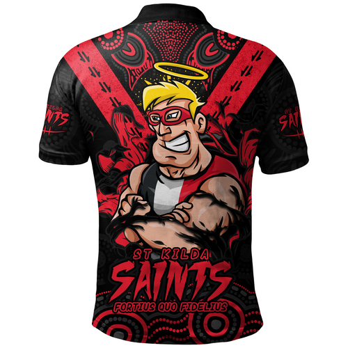 St Kilda Polo Shirt Ripped Legacy Of The Game St Kilda Polo Shirt Ripped Legacy Of The Game
