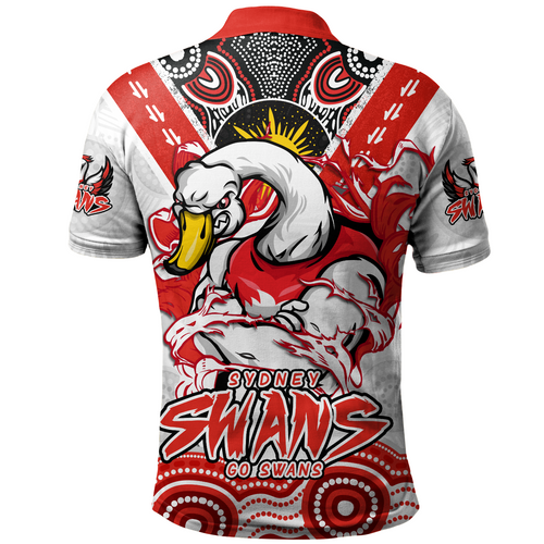 Sydney Swans Polo Shirt Ripped Legacy of the Game Sydney Swans Polo Shirt Ripped Legacy of the Game