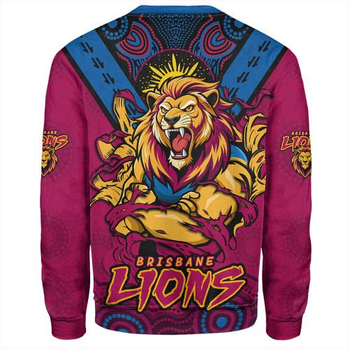 Brisbane Lions Sweatshirt Ripped Legacy Of The Game Brisbane Lions Sweatshirt Ripped Legacy Of The Game