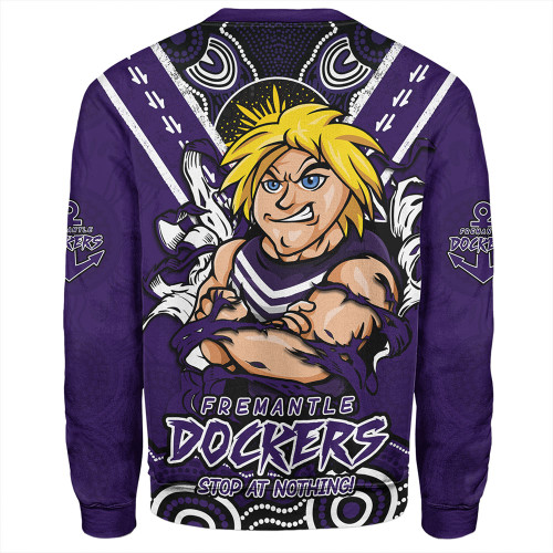 Fremantle Sweatshirt Ripped Legacy Of The Game Fremantle Sweatshirt Ripped Legacy Of The Game