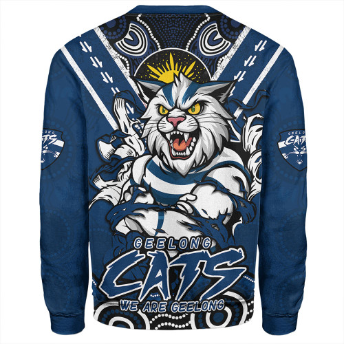 Geelong Cats Sweatshirt Ripped Legacy Of The Game Geelong Cats Sweatshirt Ripped Legacy Of The Game
