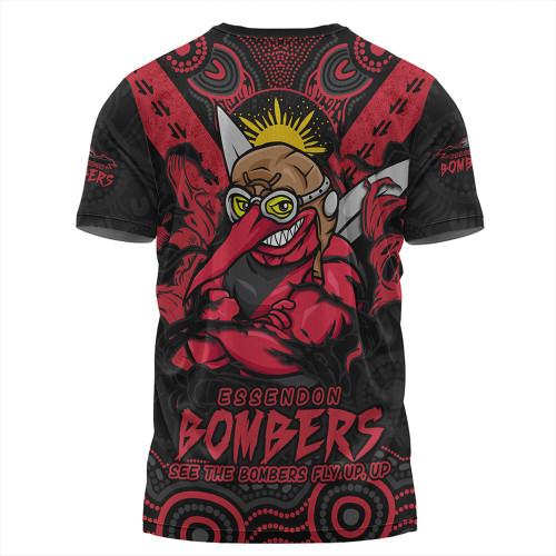 Essendon T-Shirt Ripped Legacy Of The Game Essendon T-Shirt Ripped Legacy Of The Game