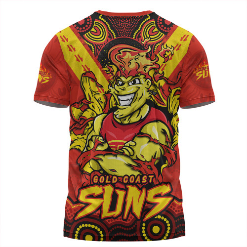 Gold Coast SUNS T-Shirt Ripped Legacy Of The Game Gold Coast SUNS T-Shirt Ripped Legacy Of The Game