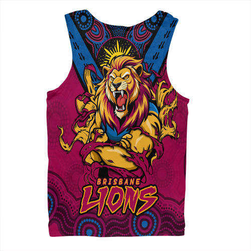 Brisbane Lions Men Singlet Ripped Legacy Of The Game Brisbane Lions Men Singlet Ripped Legacy Of The Game