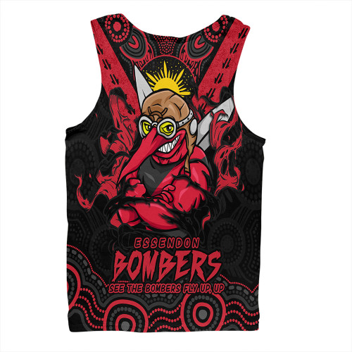 Essendon Men Singlet Ripped Legacy Of The Game Essendon Men Singlet Ripped Legacy Of The Game