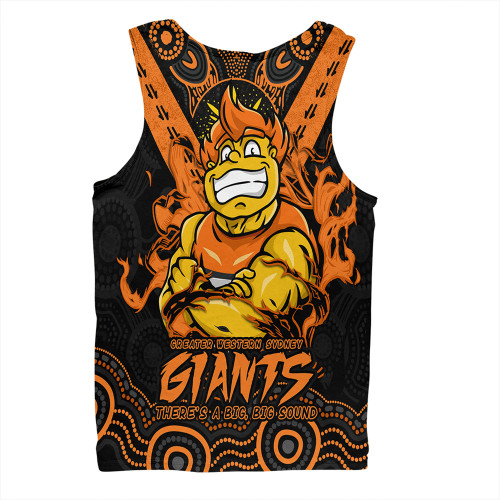 GWS GIANTS Men Singlet Ripped Legacy Of The Game GWS GIANTS Men Singlet Ripped Legacy Of The Game