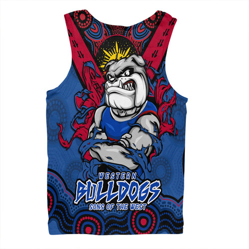 Western Bulldogs Men Singlet Ripped Legacy Of The Game Western Bulldogs Men Singlet Ripped Legacy Of The Game