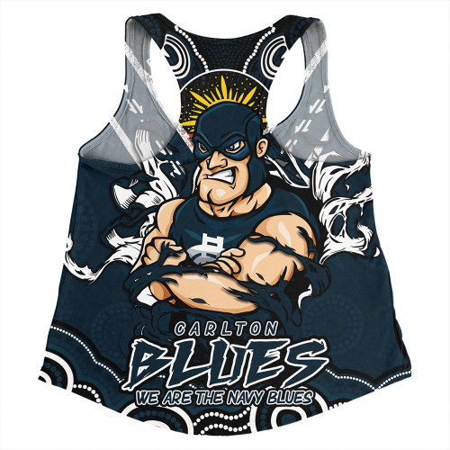 Carlton Women Racerback Singlet Ripped Legacy Of The Game