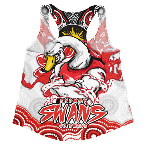 Sydney Swans Women Racerback Singlet Ripped Legacy of the Game Sydney Swans Women Racerback Singlet Ripped Legacy of the Game