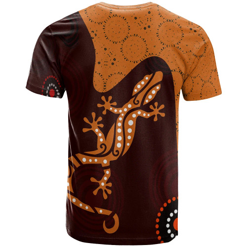 Australia Aboriginal T-shirt - Lizard in Aboriginal Dreaming