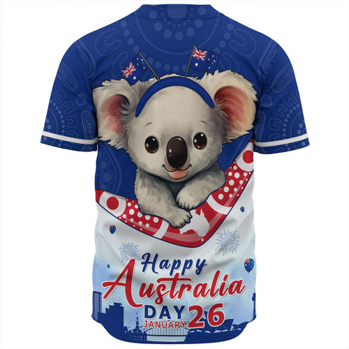 Australia Baseball Shirt Happy Australia Day Koala With Boomerang Edition Australia Baseball Shirt Happy Australia Day Koala With Boomerang Edition