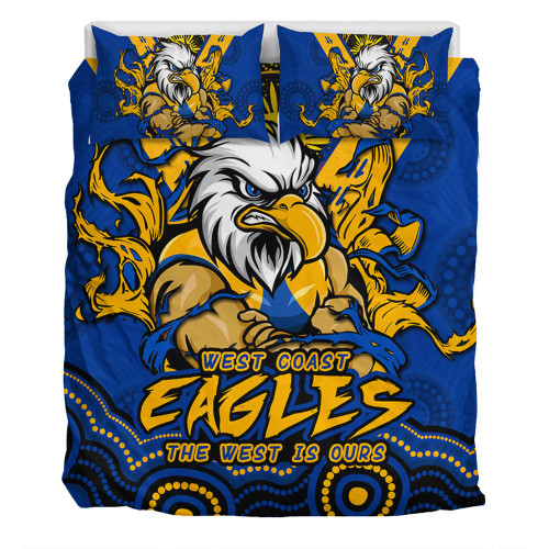 West Coast Eagles Bedding Set Ripped Legacy Of The Game