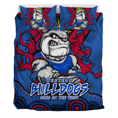 Western Bulldogs Bedding Set Ripped Legacy Of The Game Western Bulldogs Bedding Set Ripped Legacy Of The Game