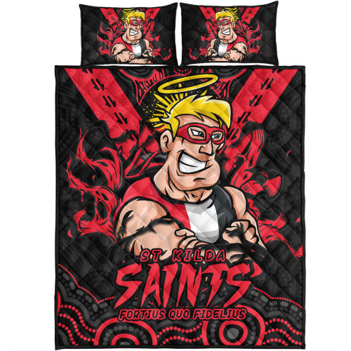 St Kilda Quilt Bed Set Ripped Legacy Of The Game