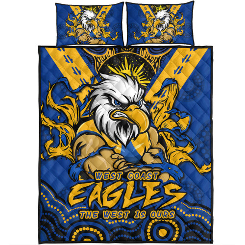 West Coast Eagles Quilt Bed Set Ripped Legacy Of The Game West Coast Eagles Quilt Bed Set Ripped Legacy Of The Game