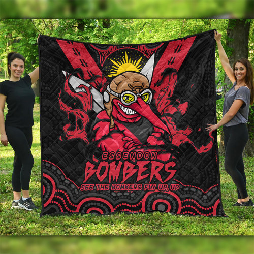 Essendon Quilt Ripped Legacy Of The Game Essendon Quilt Ripped Legacy Of The Game