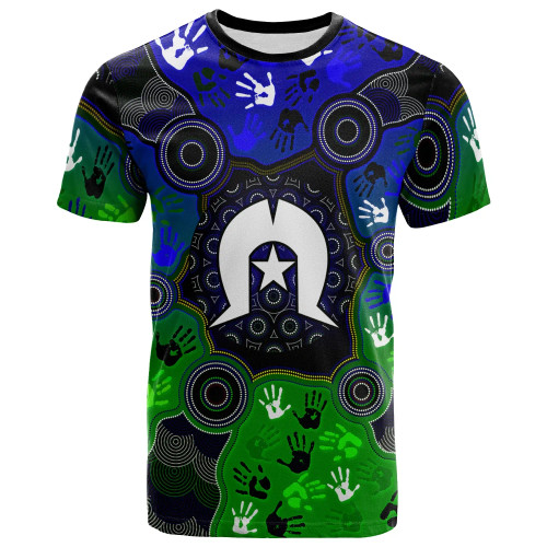 Australia Aboriginal T-shirt Torres Strait Symbol With Indigenous Patterns