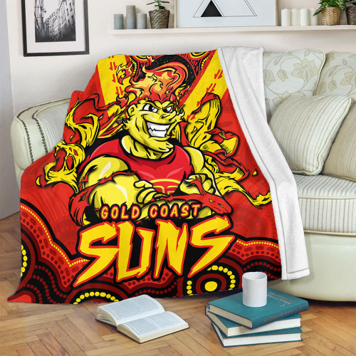 Gold Coast SUNS Blanket Ripped Legacy Of The Game Gold Coast SUNS Blanket Ripped Legacy Of The Game