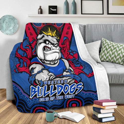 Western Bulldogs Blanket Ripped Legacy Of The Game Western Bulldogs Blanket Ripped Legacy Of The Game