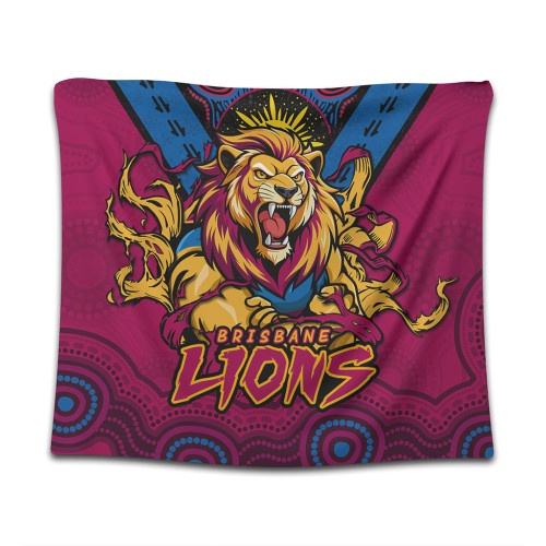 Brisbane Lions Tapestry Ripped Legacy Of The Game Brisbane Lions Tapestry Ripped Legacy Of The Game
