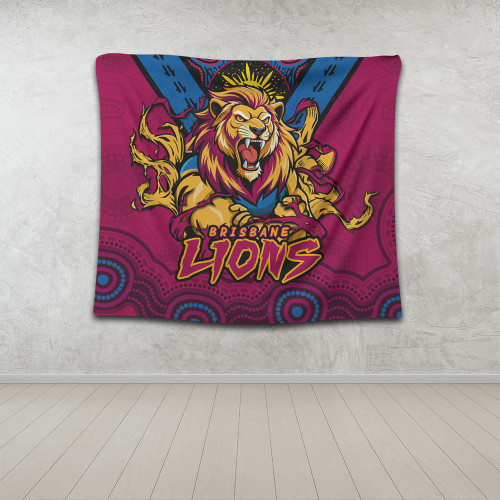 Brisbane Lions Tapestry Ripped Legacy Of The Game Brisbane Lions Tapestry Ripped Legacy Of The Game