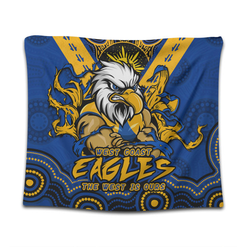 West Coast Eagles Tapestry Ripped Legacy Of The Game West Coast Eagles Tapestry Ripped Legacy Of The Game
