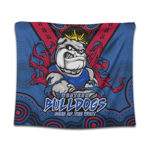 Western Bulldogs Tapestry Ripped Legacy Of The Game Western Bulldogs Tapestry Ripped Legacy Of The Game