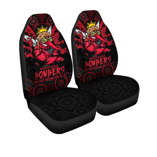 Essendon Car Seat Cover Ripped Legacy Of The Game Essendon Car Seat Cover Ripped Legacy Of The Game