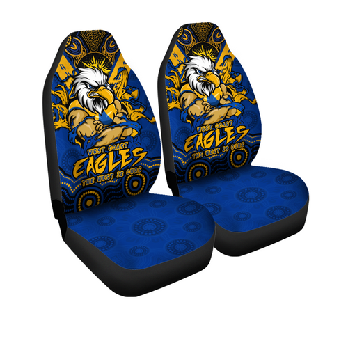 West Coast Eagles Car Seat Cover Ripped Legacy Of The Game